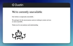 Dustin lukker butikken ned efter alvorligt hackerangreb