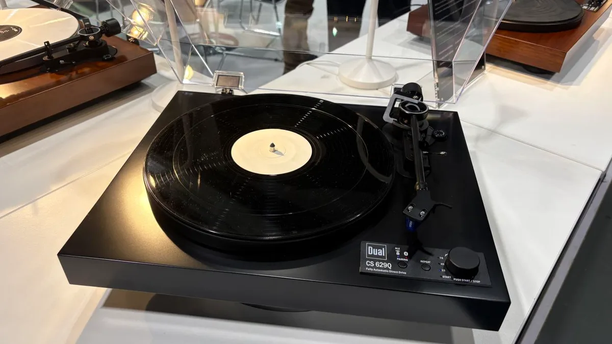  Dual takes its "legacy into the future" with a fully automatic direct-drive turntable that you can control with an app 