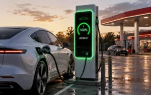 Nyt batteri lader næsten elbilen hurtigere end du tanker benzin